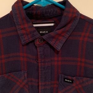 RVCA Boys button-down flannel